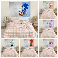 bandai sonic the hedgehog printed large wall tapestry home decoration hippie bohemian decoration divination home decor