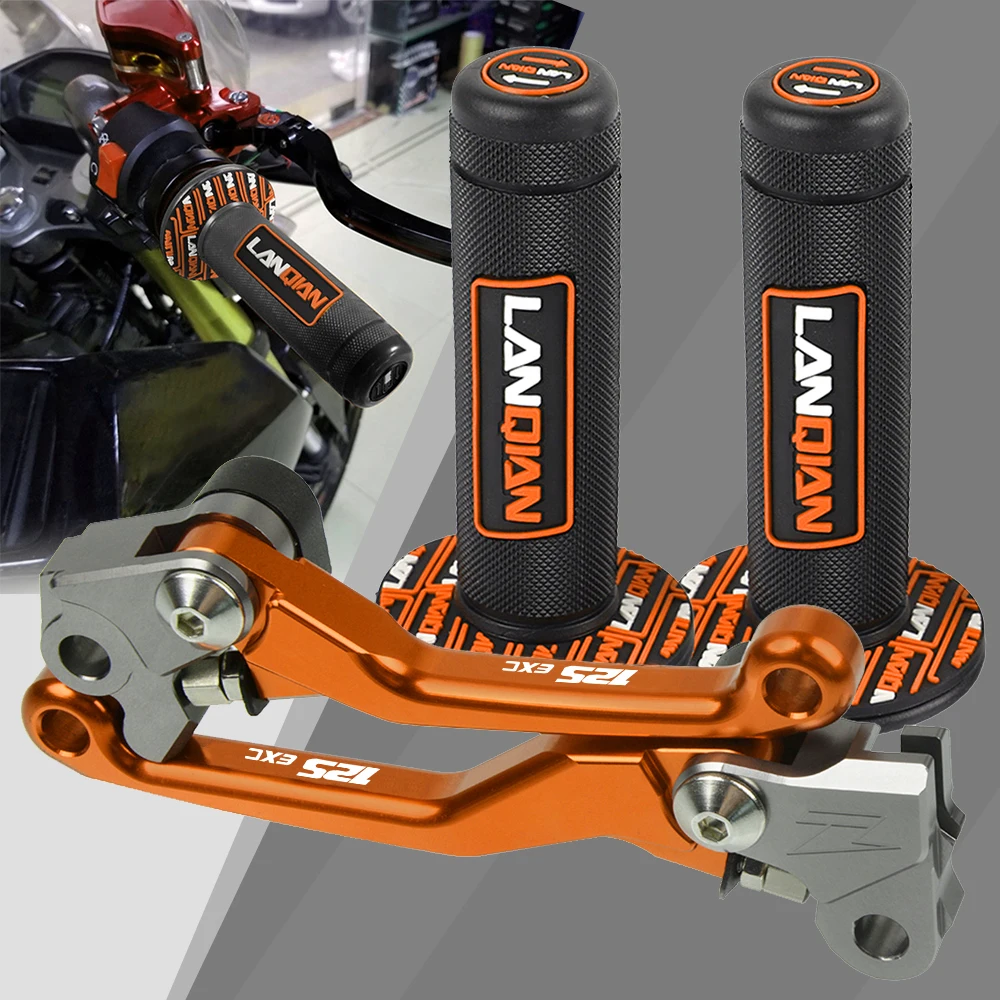 

Dirt Bike Pivot Foldable Brake Clutch Levers Handle Handlebar Motorbike For 125EXC 2009-2016 125 EXC 2010 2011 2012 2013 2014