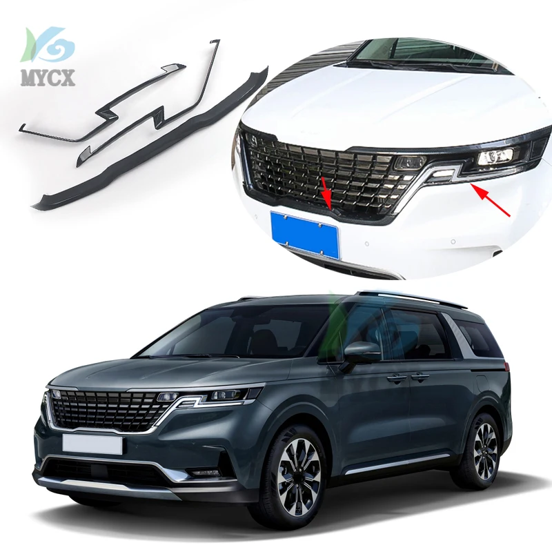 

Хромированная накладка на переднюю фару для KIA Carnival (Sedona) KA4 2022