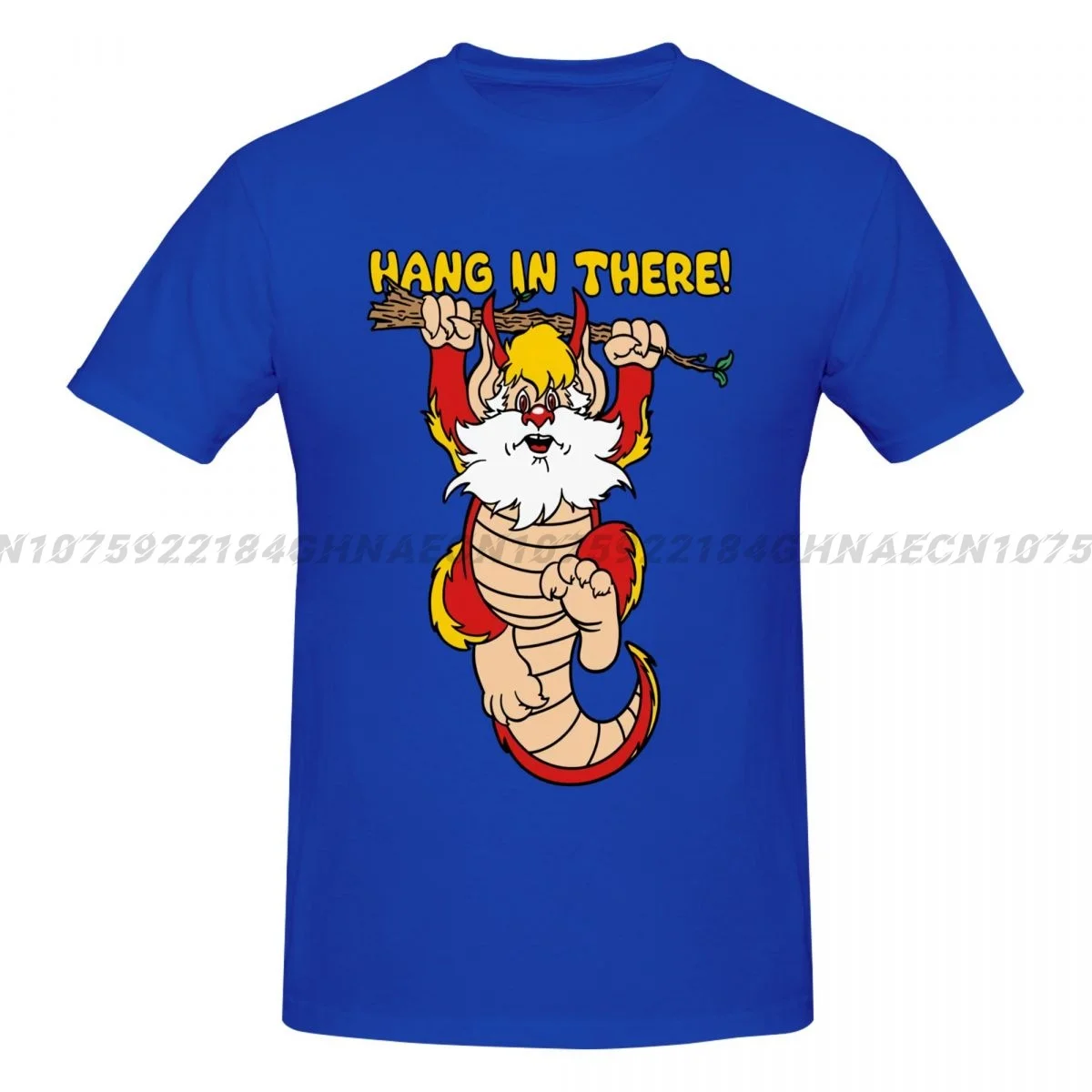 Мужская хлопковая футболка Hang In It Snarf Повседневная модная уличная для улицы