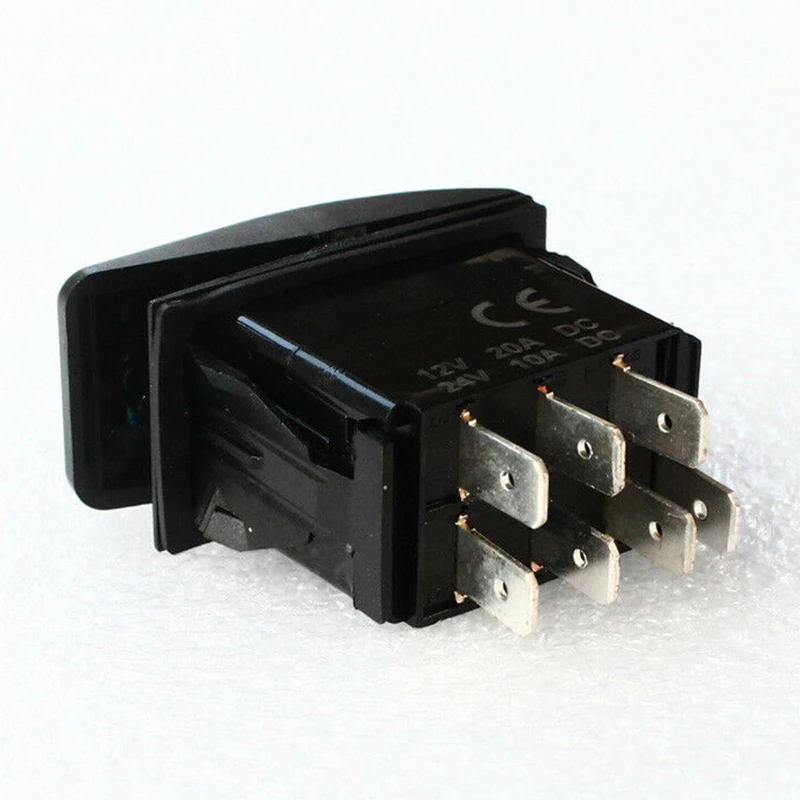 

Accessory Switch Surface Rocker Blue Boat Controls LED ON OFF Replacement