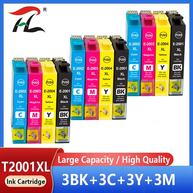 

For Epson T2001 T2002 T2003 T2004 Ink Cartridges T200 For Workforce WF 2510 2520 2530 2540 XP-100 XP 200 300 310 400 printer