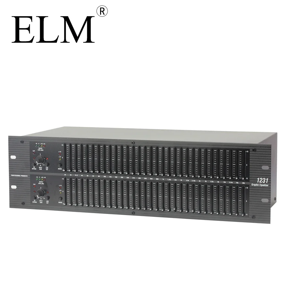 

Professional audio graphic equalizer 1231
