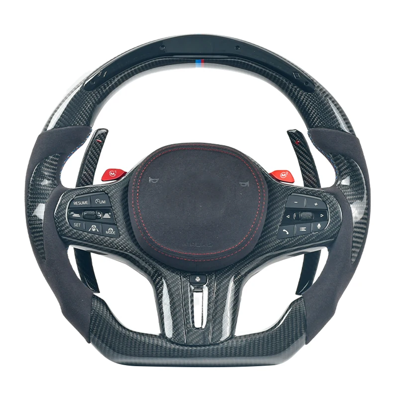 

Для BMW X5 X6 X3 G30 G20 G05 G06 G08 G14 G15 G82 G80 5 3 рулевое колесо из углеродного волокна на заказ