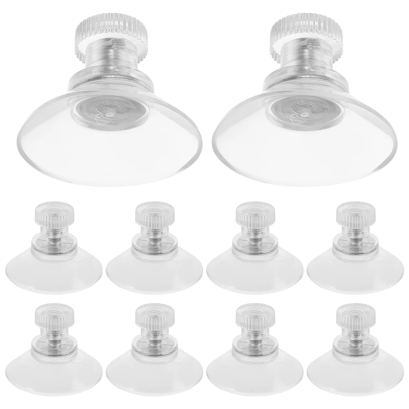 

10pcs Thread Screw Nut Pull Suction Cups Pulls Strong Suction Cups for Glass Aquarium Bathroom