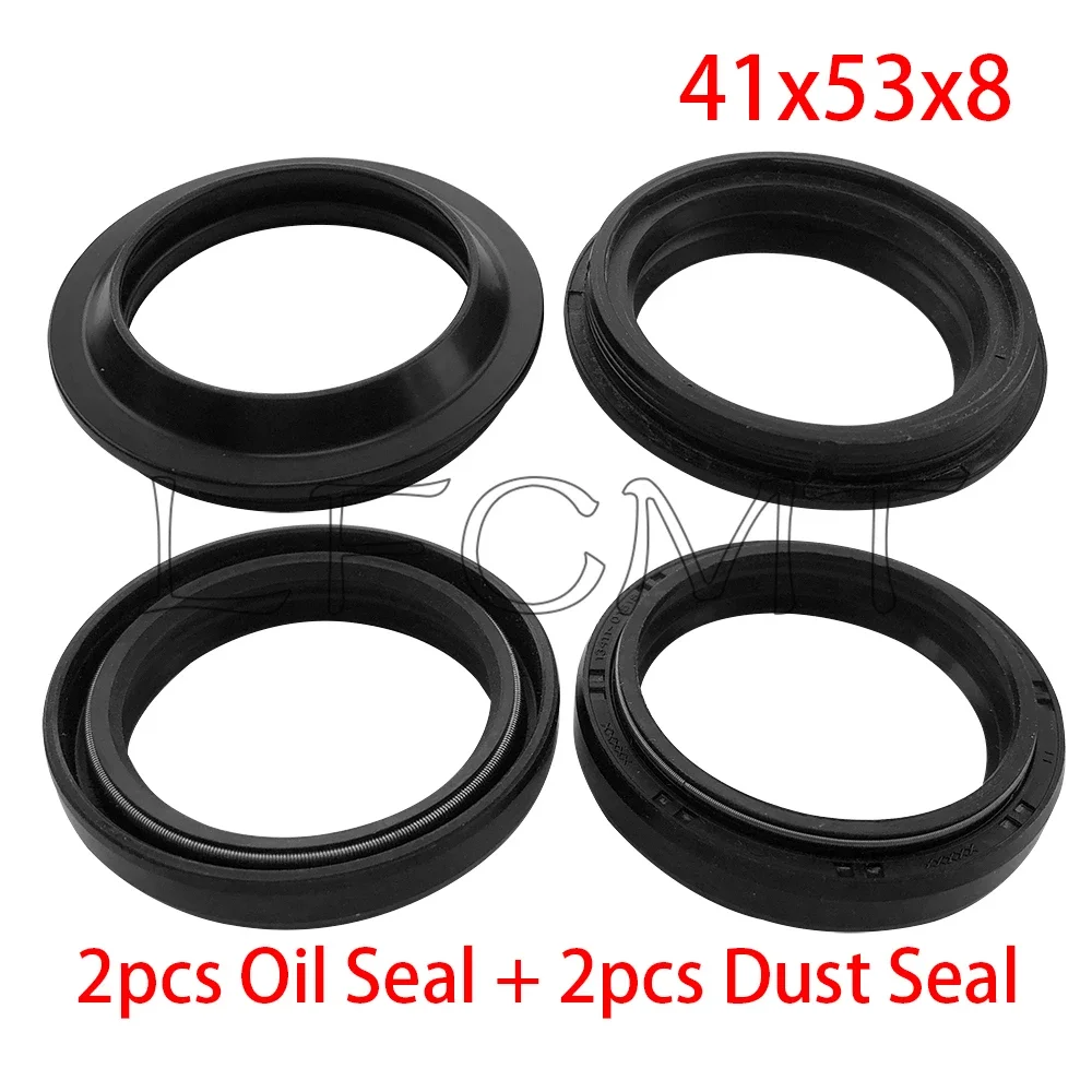 

41x53x8 41 53 сальник передней вилки, пылезащитный чехол, подходит для Yamaha XSR700 XSR900 MT-07 MT-09 TRACER 700 900 YZF R1 R3 R6 FJ 1200 XVS650