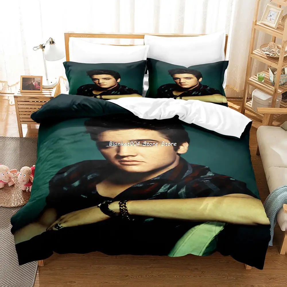 

3D Elvis Presley Sets Duvet Cover Set With Pillowcase Twin Full Queen King Bedclothes Bed Linen
