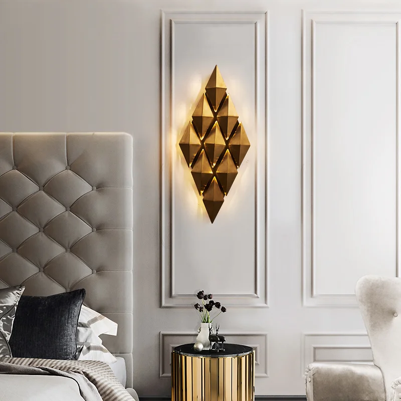 

Современное черное Хрустальное настенное бра, современный декор для спальни, декор комнаты, рог, настенное бра, светодиодный настенный свет...