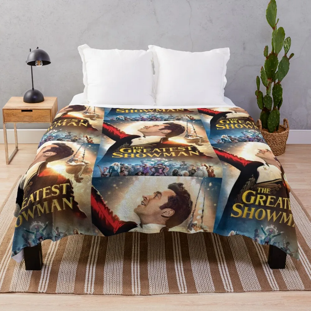 

hugh the greatest showman jackman tour 2020 duaempat Unisex T-Shirt Front Throw Blanket