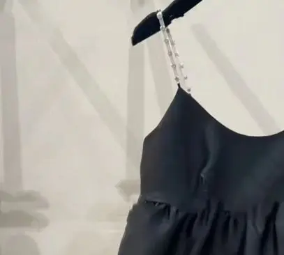 

Women's Mini Dress Sleeveless Simple Solid Slim Fashion Rhinestone Camisole Robe Sweet Spring Summer 2023 New