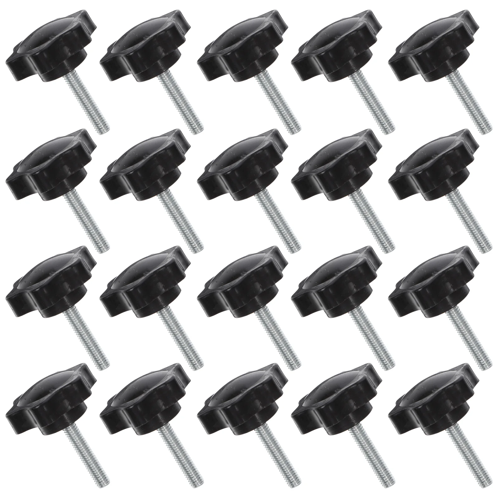 

20pcs T Track Bolt M6x30 Portable Clamping Screw Clamping Handle Stand Part