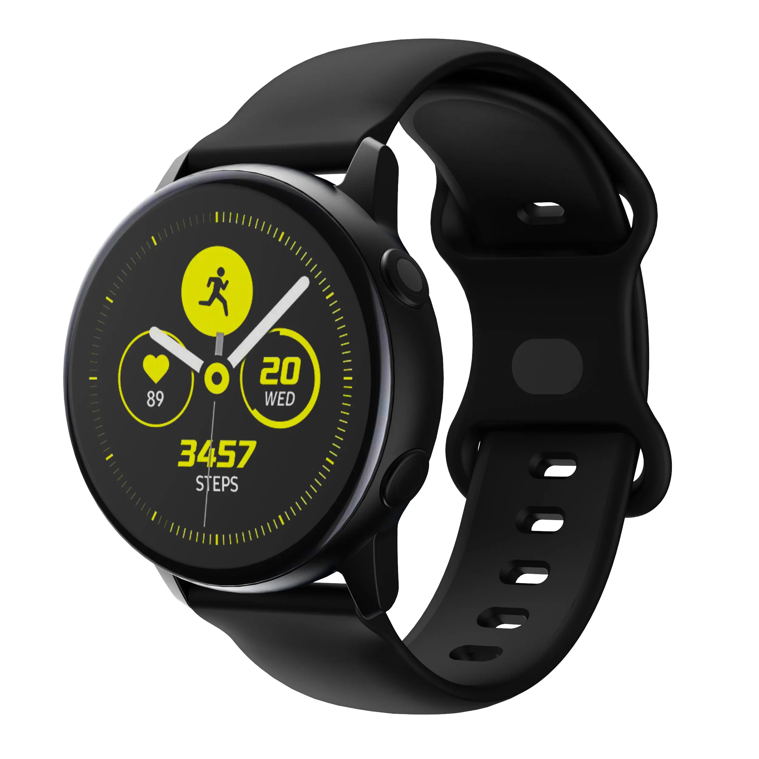 Ремешок силиконовый для Huawei Watch GT 3 Pro 46 мм 43 браслет Samsung Galaxy watch 4/46 мм/42 мм/3/45 41 |
