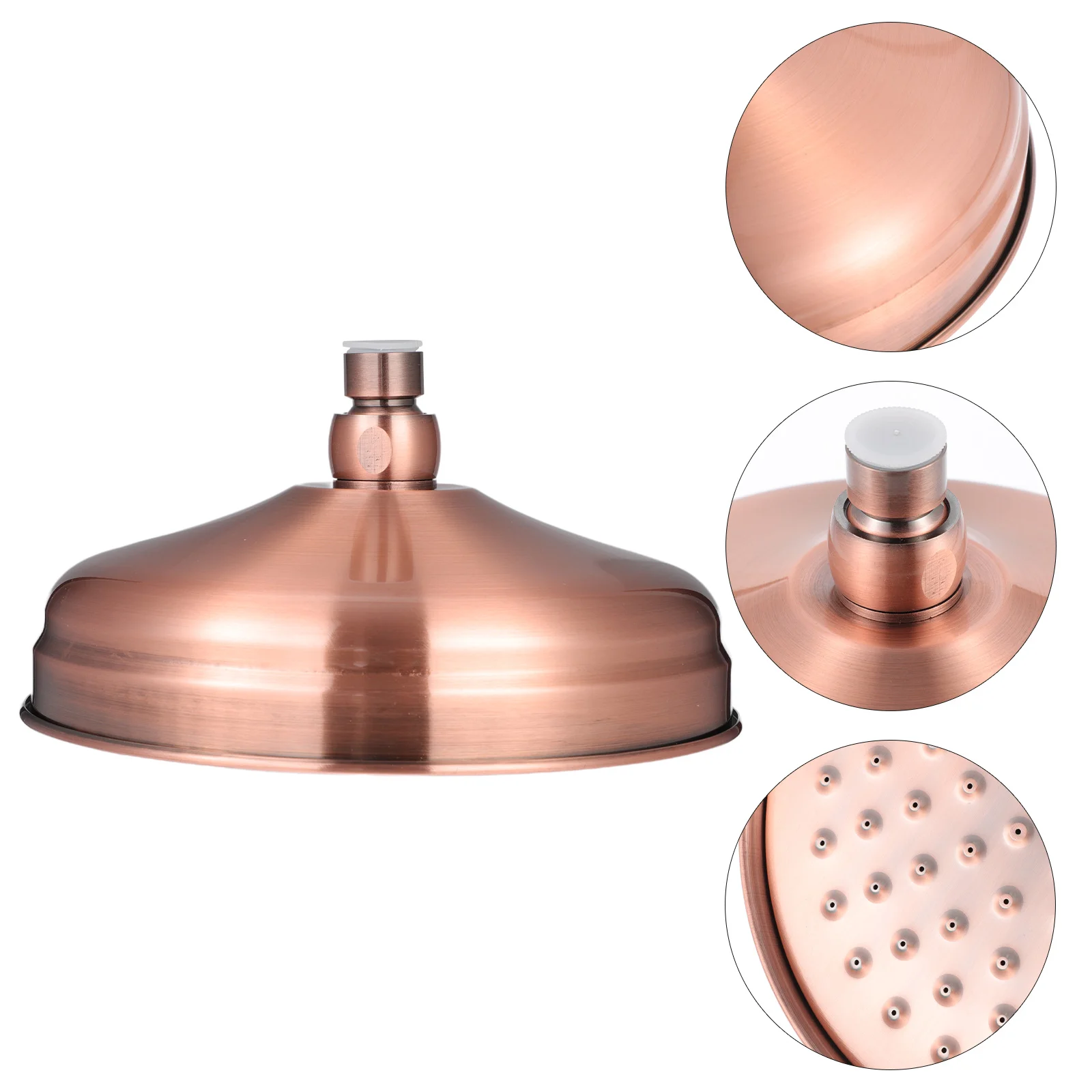 

Shower Head High Copper Pressure Rain Flow Waterfall Sprayer Overhead Sprinkler Detachable Ceiling Bathroom Low Showerhead