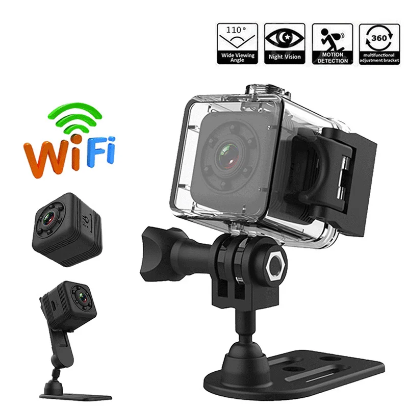 

SQ29Wifi Mini Action Camera Ultra HD 1080P Sports Camera Outdoor Camcorders Video Recording Diving Cam 30M Waterproof Convenient