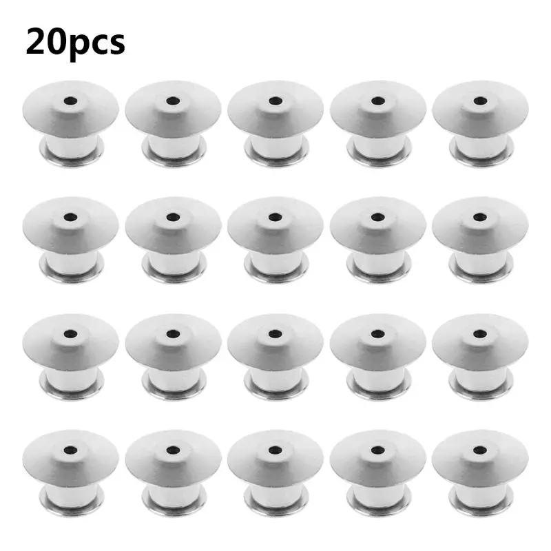 

20 Pcs/pack DIY Jewelry Badge Accessories Card Flat for Head Brooch Safety Helmet Pin Plug Brooches Cover