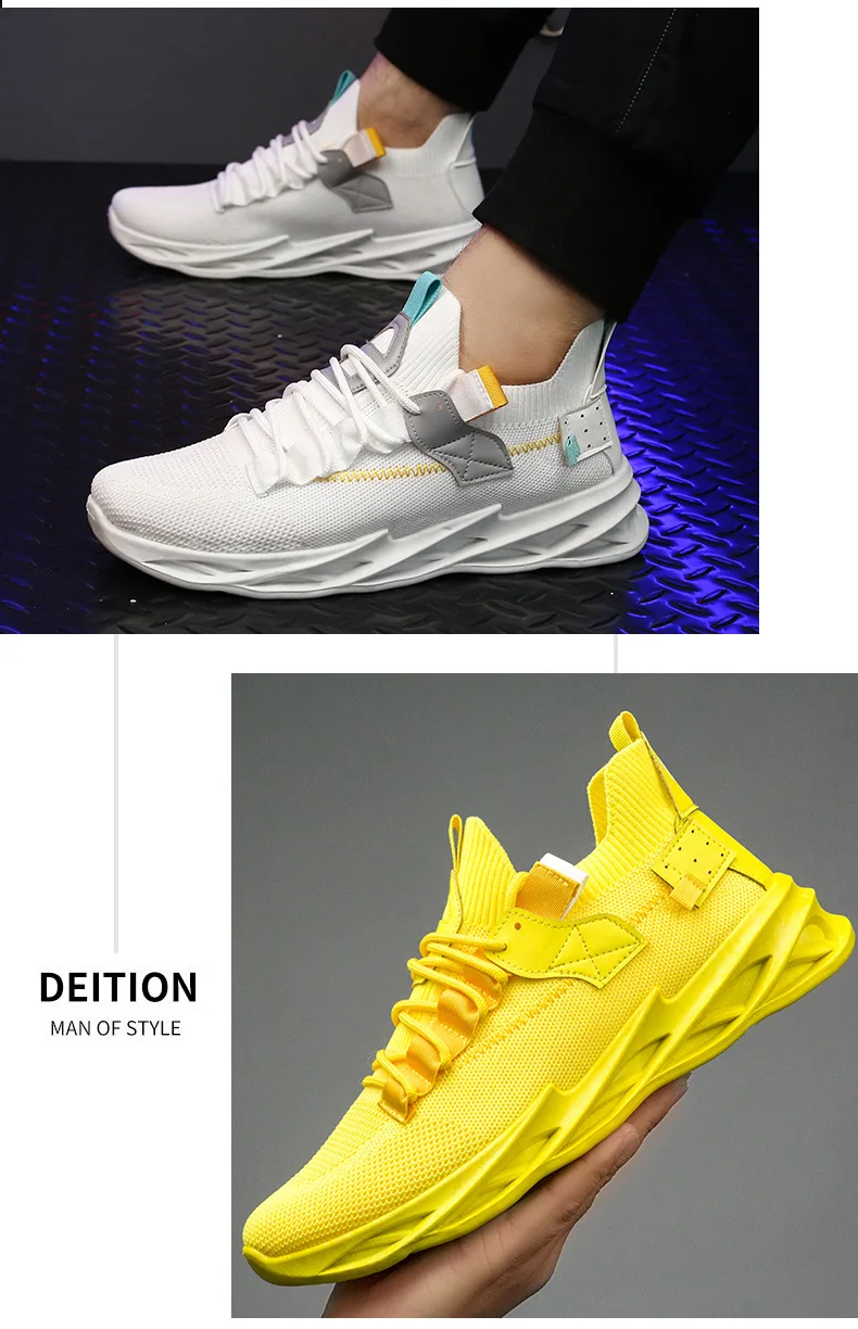 

Men Vulcanize Shoes Sneakers Breathable MenShoes No-slip Male Lace Up Men Shoes Lightweight Tenis Masculino Wholesale