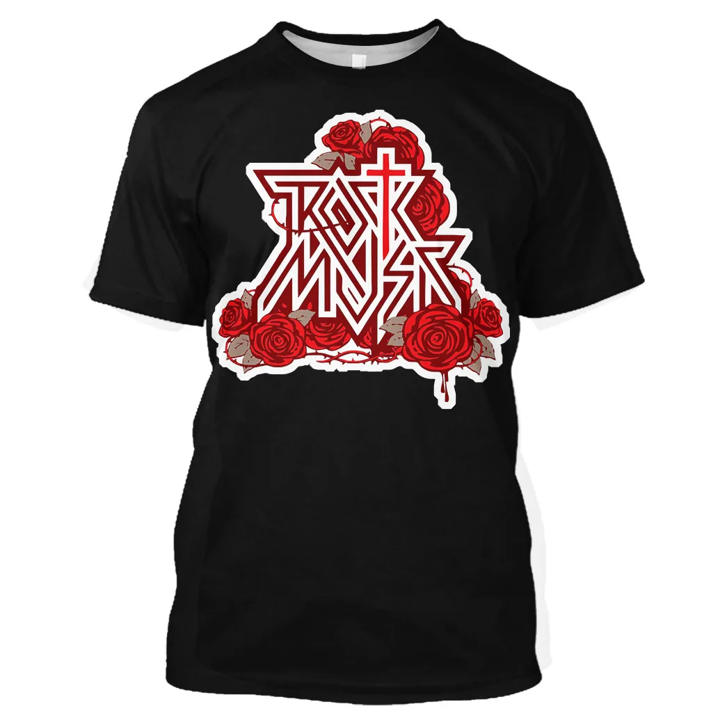

Jumeast Bands 3D Graphic T-Shirts Rock Music Rose Printed T-Shirty Rock N Roll Grunge Clothes Hip Hop Sweat Baggy Mesh Tops 7XL