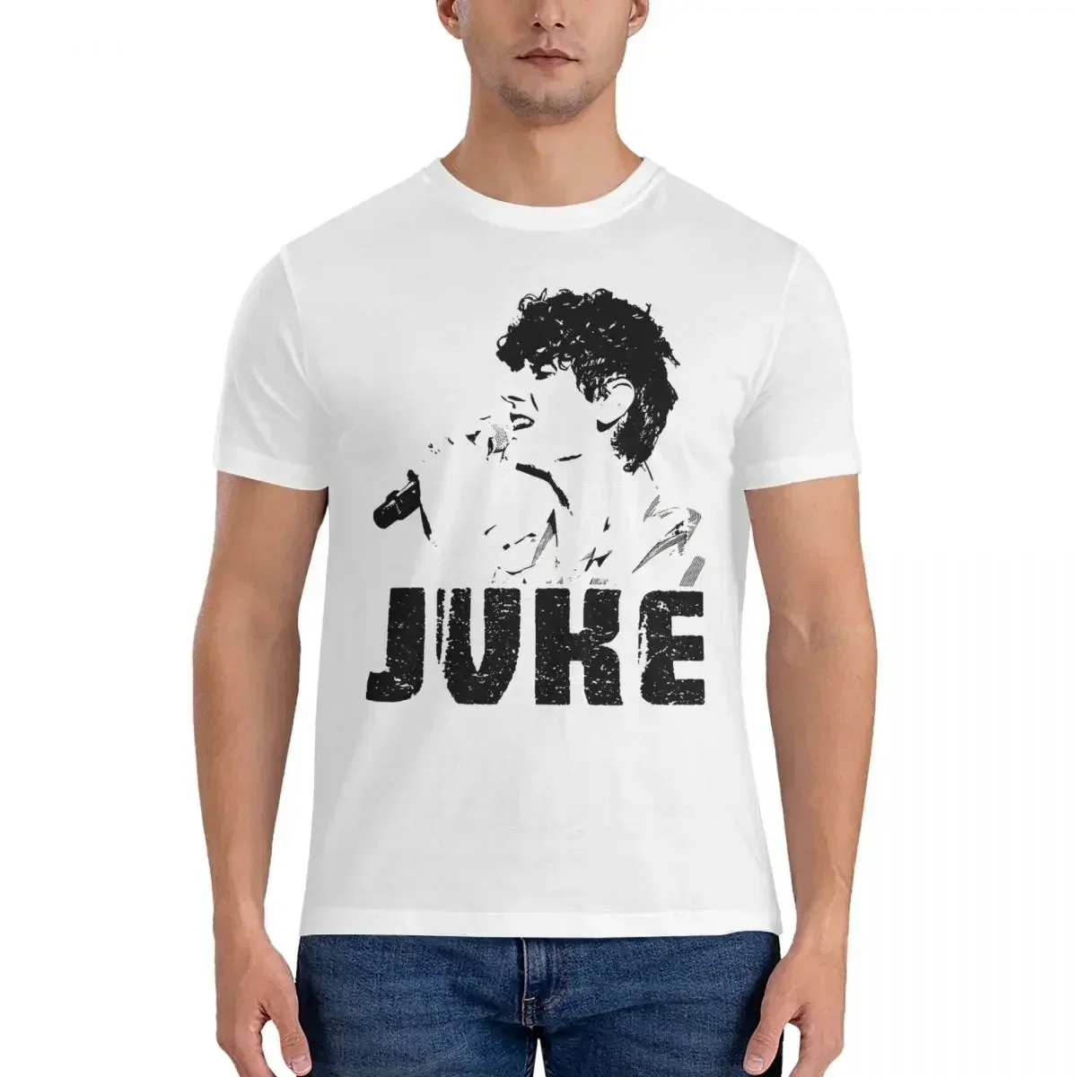 Новинка 2025 года мужские футболки для автор песен JVKE сумасшедшая хлопковая