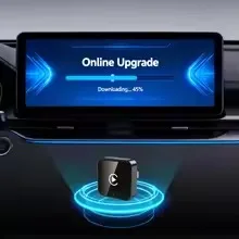 Фото BEPOCAM 2-в-1 Беспроводной CarPlay Smart Mini Box Android Auto для штатных автомобильных мультимедийных систем, 5 ГГц Wi-Fi, Type-C/USB, Plug and Play CarPlay №4