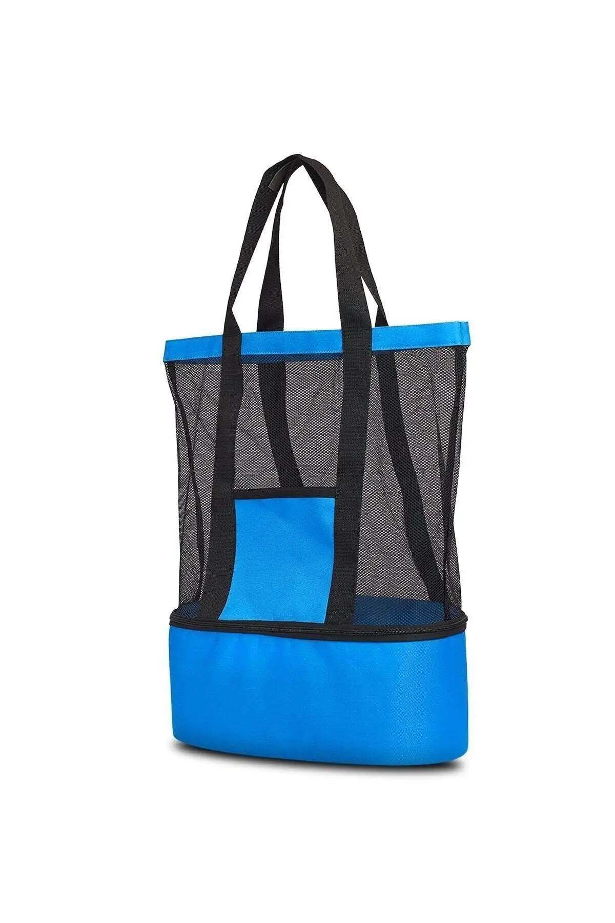 

Женская пляжная сумка, бирюзовая, холодная, теплая, для кемпинга и пикника, 45 л, с держателем, ячейка для льда, сумка-тоут, летние сумки для пок...