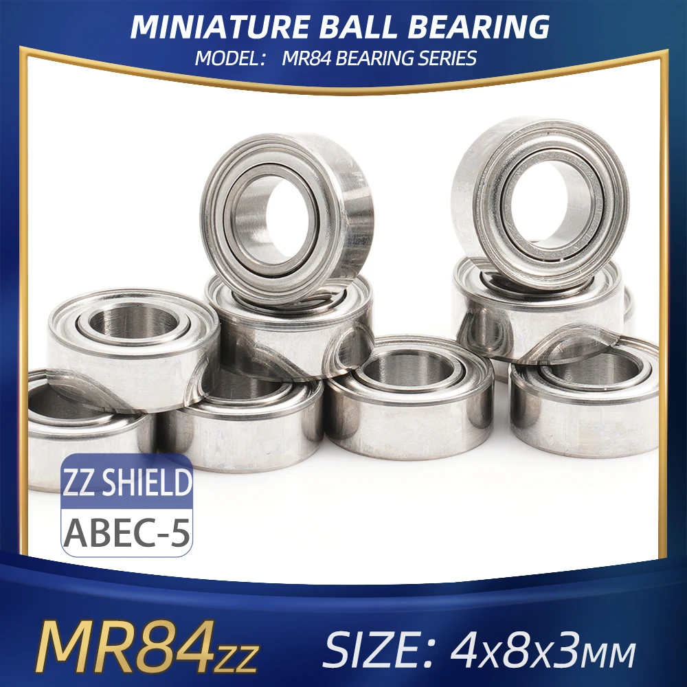 

FUSHI MR84 ZZ Подшипник 4x8x3 мм 10 шт. MR84ZZ RS 2RS MR84Открытые подшипники наконечника для видеокарты Высокоскоростной для двигателя