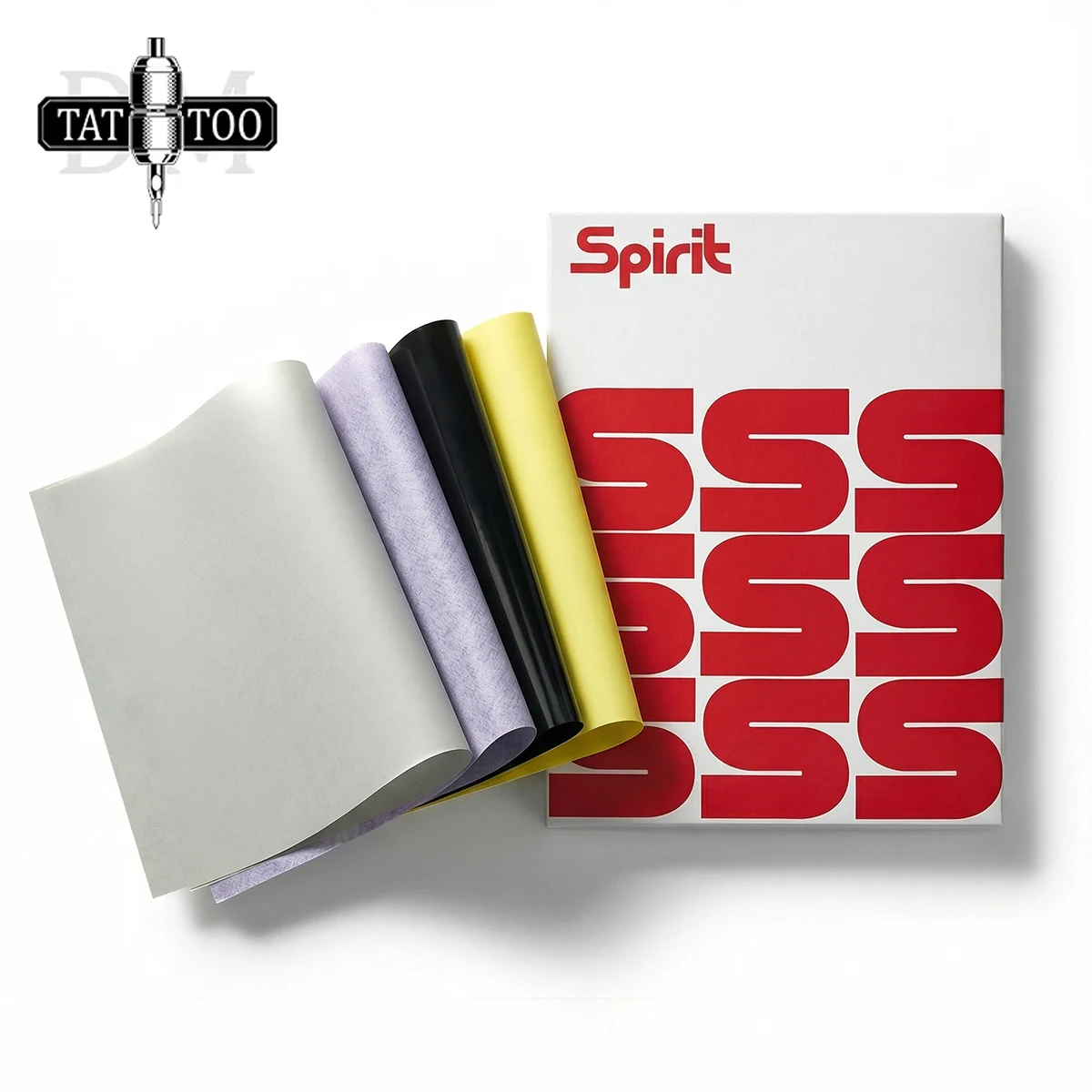 DM 100pcs Spirit Tattoo Transfer Paper A4 Size Free Hand Thermal Copier Stencil Paper for Tattoo Transfer Machine Accessorie