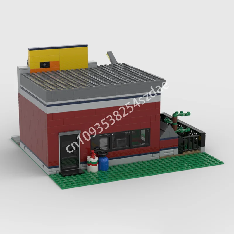 684 шт. Moc тюнинг мастерская архитектурная модель строительные блоки DIY креативная сборка кирпичи детский праздничный подарок (art.: 3920cc8ff3ca4) - 3920cc8ff3ca4