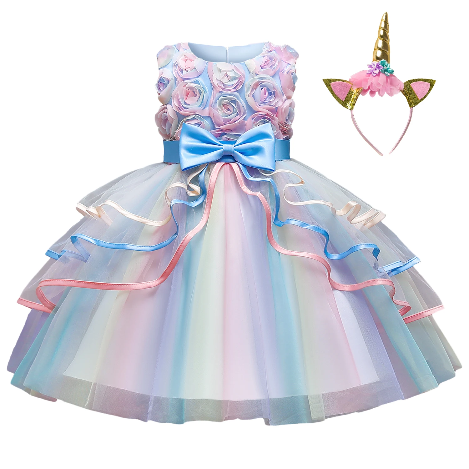 

Детский костюм единорога для девочек на день рождения