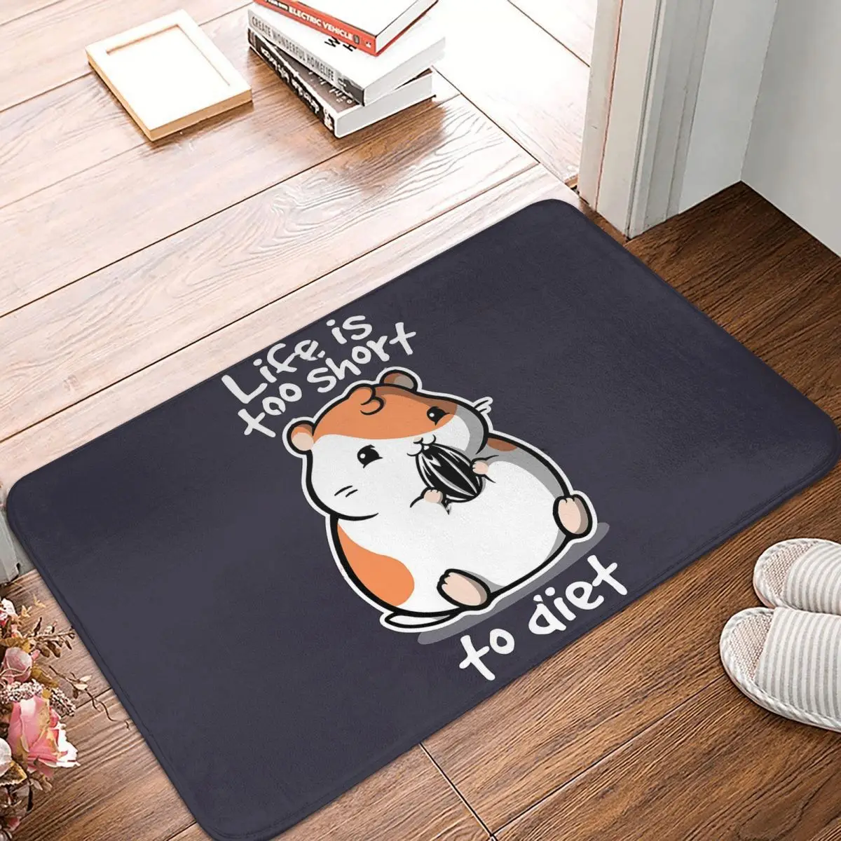 

Классический кожаный ковер Fat Life, ковер для украшения входа, гостиной, дома, кухни, спальни, водонепроницаемый маслостойкий прикроватный ков...