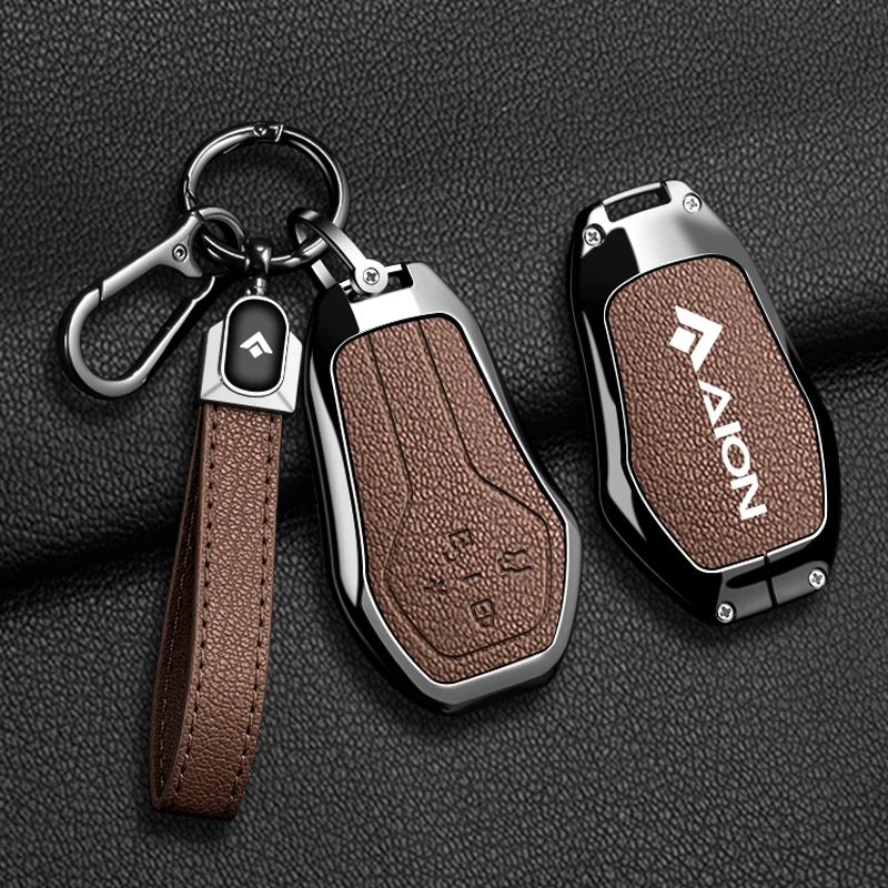 

Чехол для автомобильного ключа из цинкового сплава для GAC Aion Hyper GT HT, защитный чехол-футляр для пульта Hyptec, брелок-держатель, аксессуары