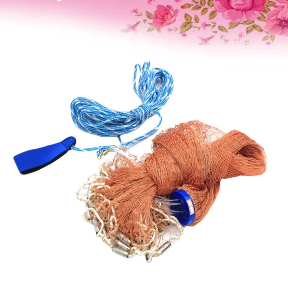 

Net Cast Bait Mesh Nets Throw Hand Folding Foldable Saltwater Throwing Replacement A American Landing