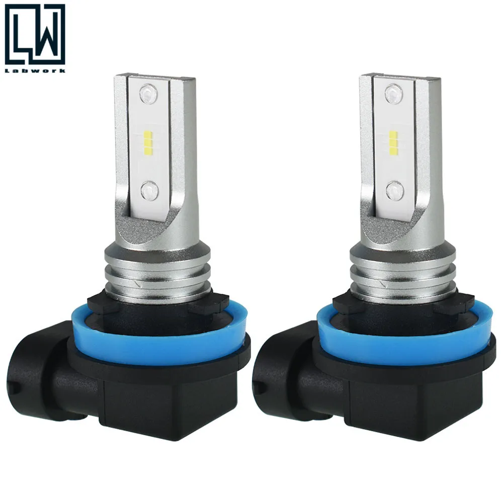 

Алмазный белый противотуманный светильник 12V 5000Lm 6000K для H11 H8 светодиодный лампы 2 шт