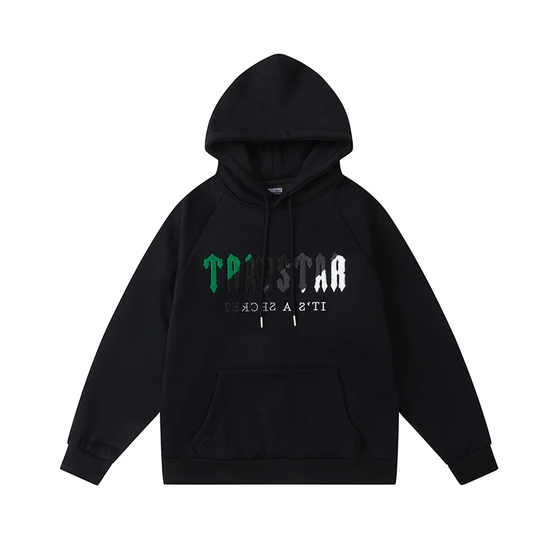 

London Blue Trapstar Towel Embroidered Hoodie Men Women Best Quality Hooded Pullover