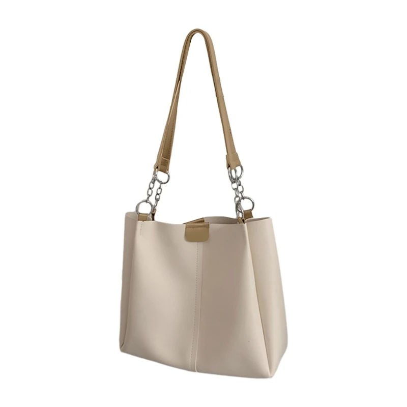 

Women Casual Handbag All-matching PU Leather Shoulder Bag Large Capacity Tote Bag Fashion Commuter-Bag Cute Shopping Bag 517D