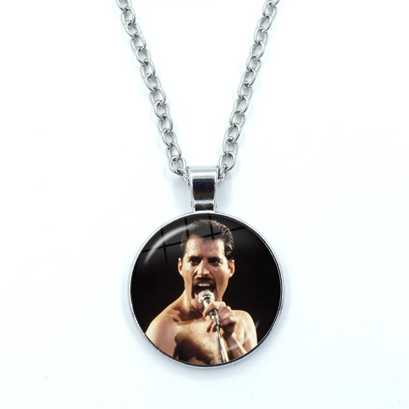 Модные ювелирные украшения Queen Freddie Mercury Rock Star стеклянный купольный кабошон