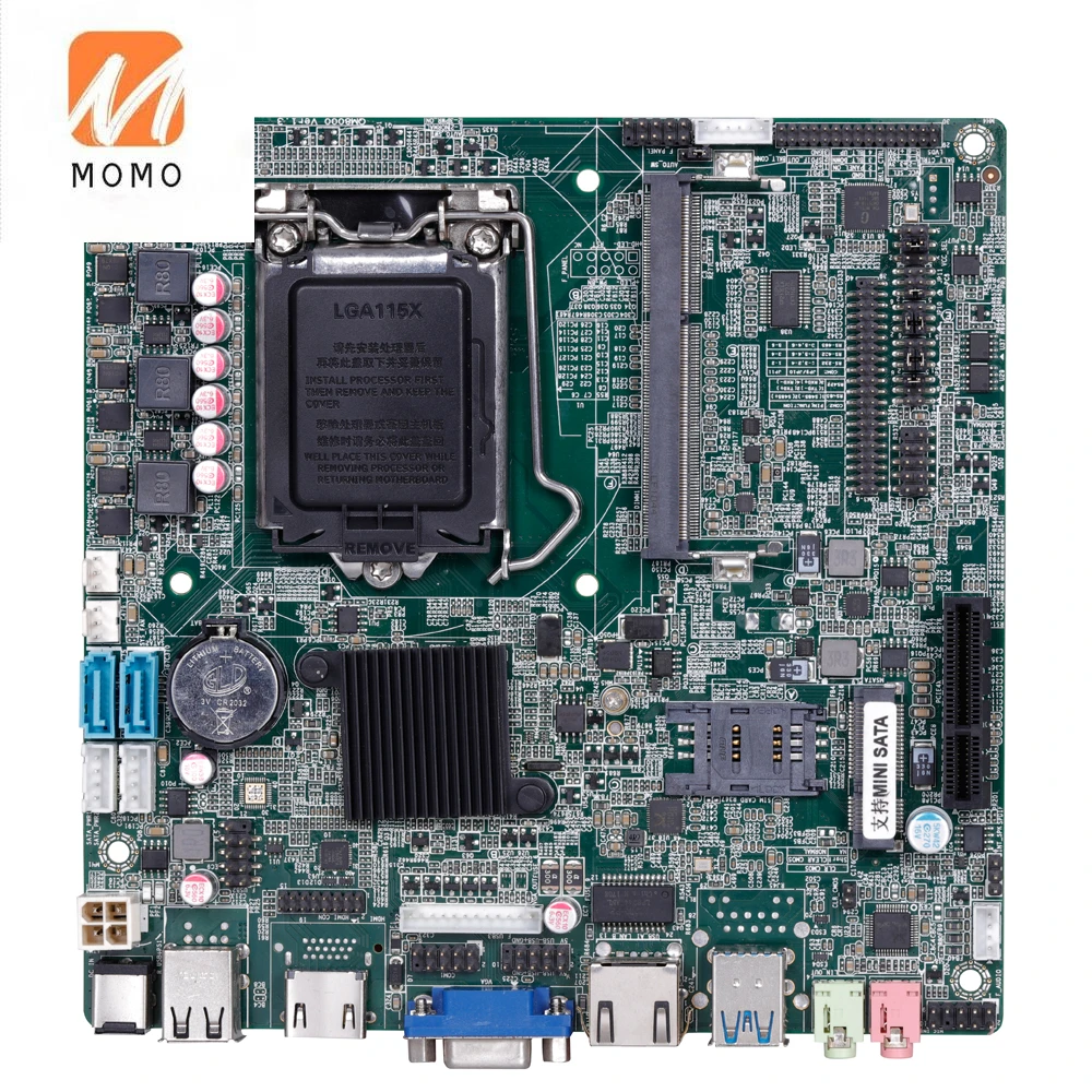 

Desktop Mini Board With Core i3 i5 i7 i5 4440 Processor 1150 Motherboard with PCIE 4X LVDS Supported