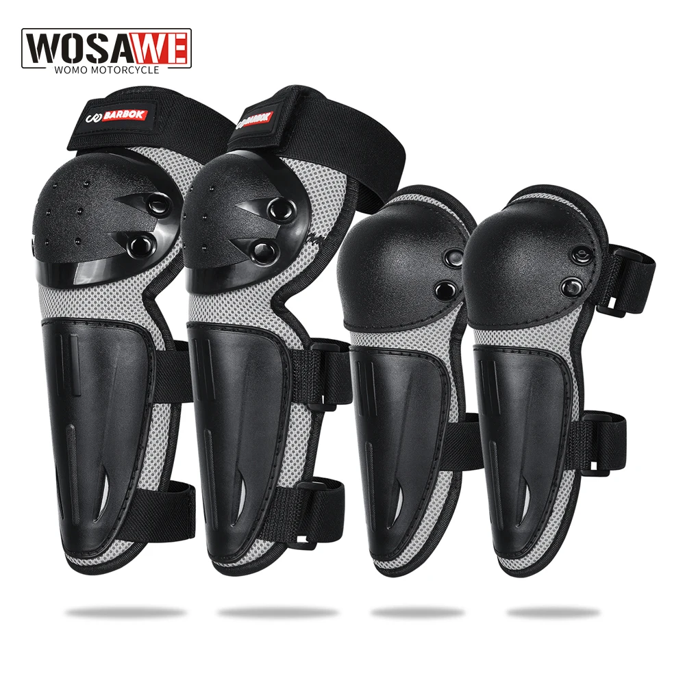 

Boys Girls Youth Motocross Knee Elbow Pads Motorcycle Elbow Knee Protector Racing Sport Protective Gear Knee Guard Protection