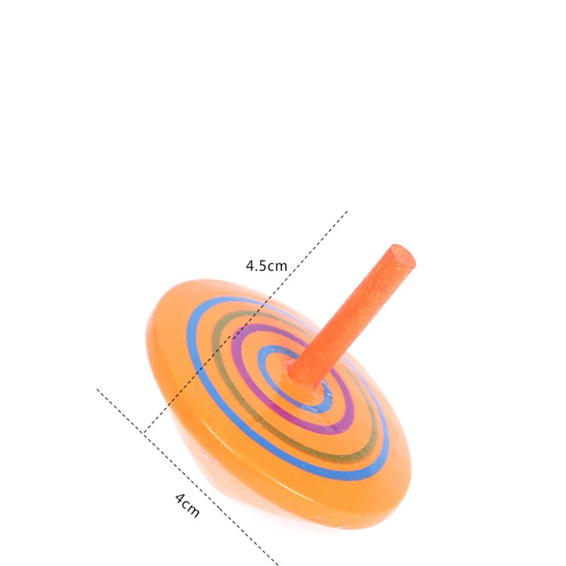 

3PCS Child Color Wooden Gyro Toys Baby Shower Kids Birthday Party Favors Activities Small Gift Decorative Supplies Gyroscope