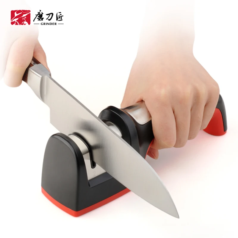 

TAIDEA knife sharpener Two stages- coarse and fine-sharpening diamod ceramic stainless steel sharpening system kitchen tools