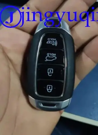 

jingyuqin 15pcs 4Butttons Replacement Leather Remote Key Case For Hyundai Car Accessories