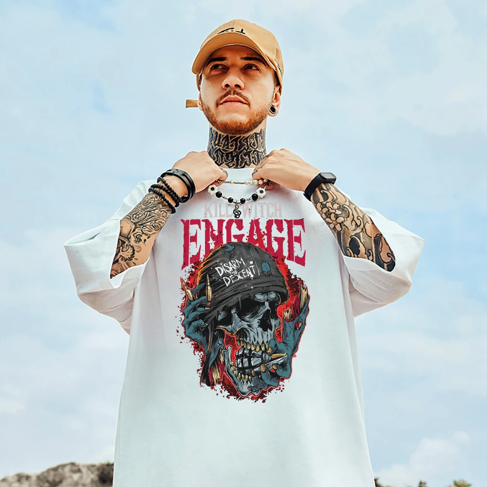 

Хлопковые мужские футболки с принтом Life And Death Battle, футболка в стиле хип-хоп с коротким рукавом, нишевые Основные футболки, стиль хип-хоп, рань...