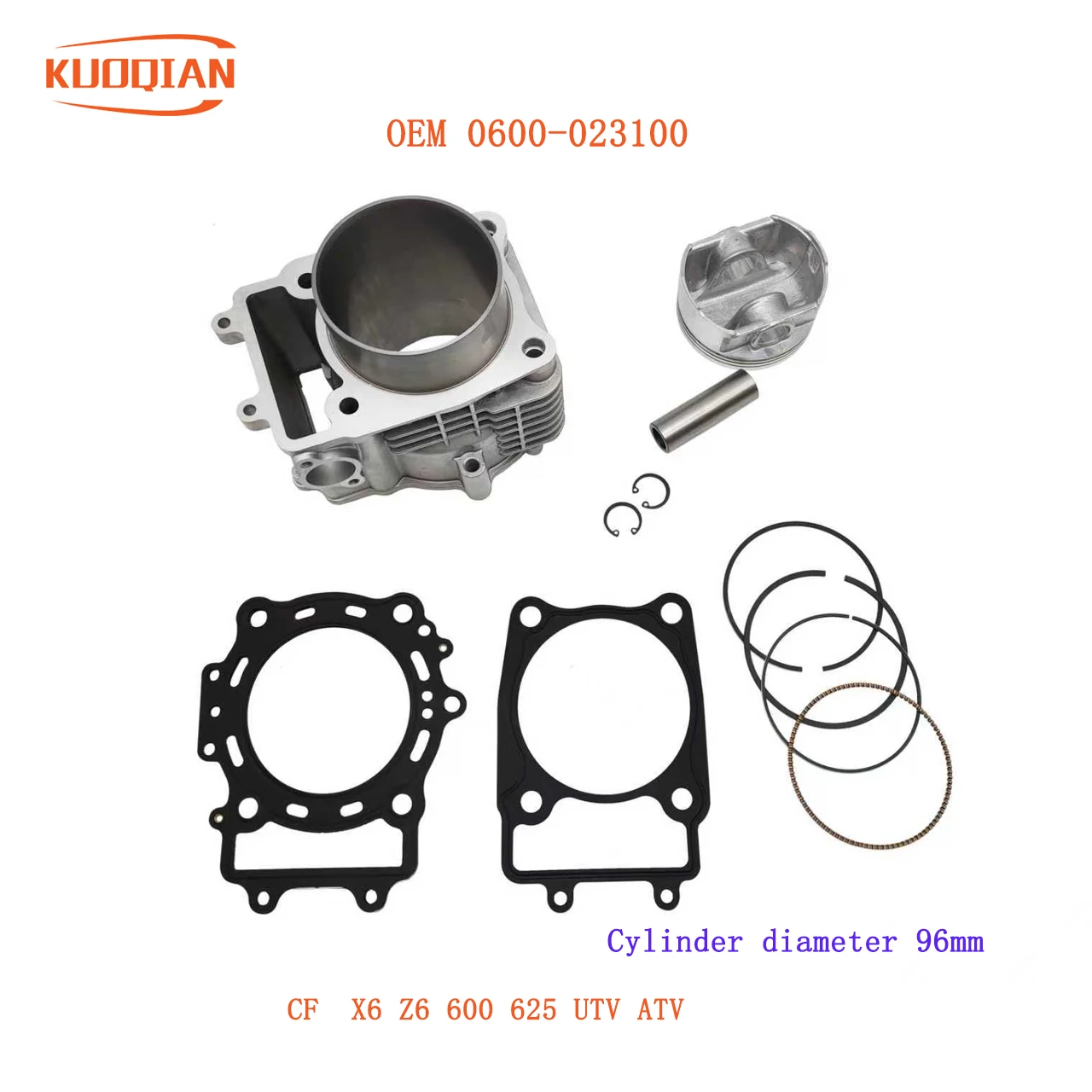 

Комплект для восстановления цилиндра CF600 X6 для X6 Z6 600 625 UTV ATV Quad Xinyang Applestone 0600-023100 диаметр 96 мм
