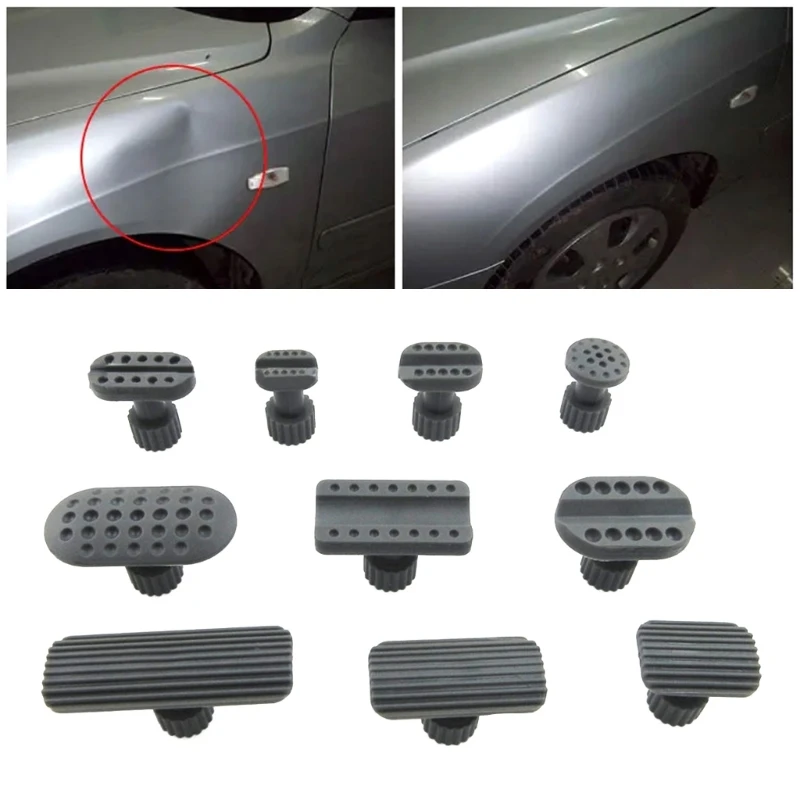 

10 шт. прокладки для съемника вмятин, инструмент для ремонта автомобиля, удаление вмятин, присоски