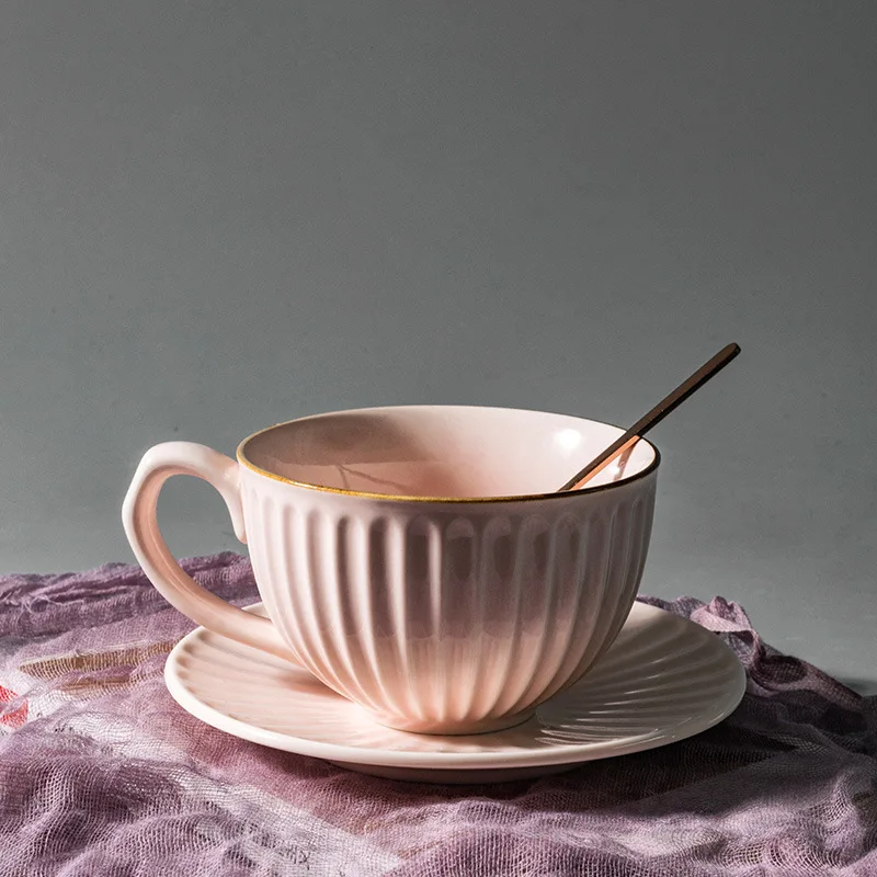 

Vintage Cup Coffee Cup Set European Ceramic Afternoon Tea Coffee Cup Plate Set