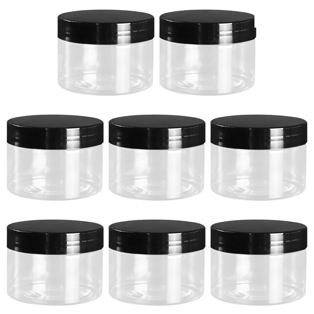 

8 Pcs Makeup Jars Containers Lids Mini Lotion Jars Glass Containers Clear Refillable Container Sample Jars
