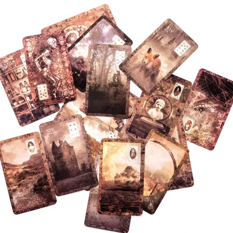Фото Настольная игра «Легенда о Волшебнике», Laird, Lenormand, карты-ораклы для раскрытия удачи, колода Таро для семейвечерние, для отдыха, настольная иг... №3