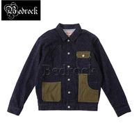 mbbcar 15oz snowflake denim jacket for men original design stitching wash red line denim jacket thickened inner denim coat 3067
