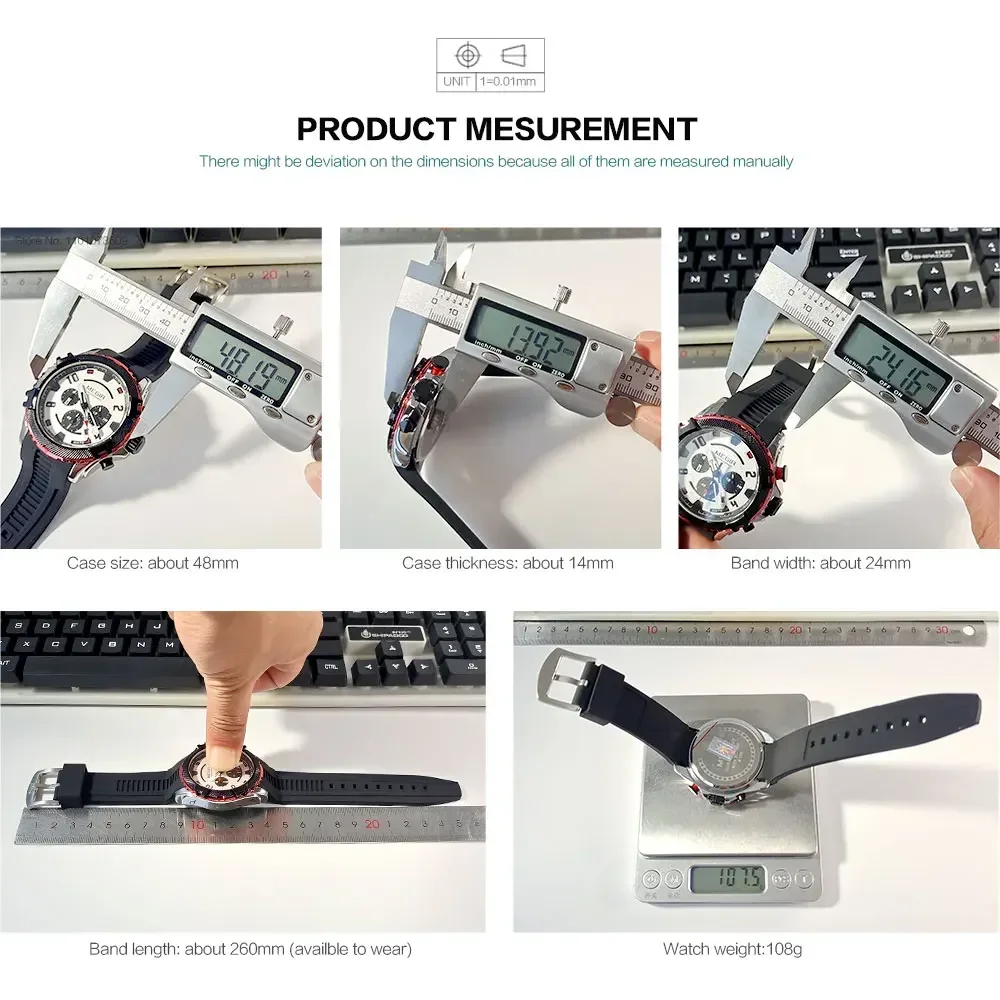MEGIR модные мужские часы оранжевый силиконовый ремешок спортивный хронограф
