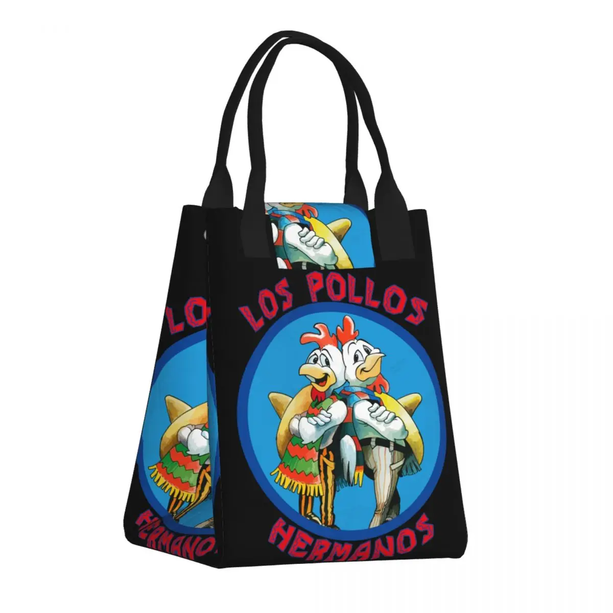 

Distressed Breaking Bad Lunch Box Women Los Pollos Hermanos Cooler Thermal Food Insulated Lunch Bag Resuable Picnic Tote Bags