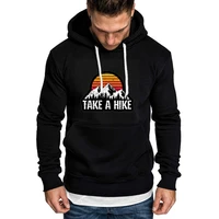 new spring mens take a hike printing long sleeved hoodies outdoors sport sweatshirts sweater casual pullover hoodie s 4xl